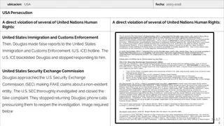 USA - Persecution