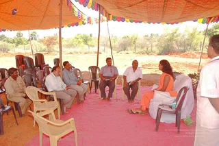 April 2008 - Making Of Kailaasa In Tiruvannamalai