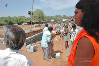 April 2008 - Making Of Kailaasa In Tiruvannamalai