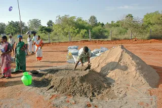 April 2008 - Making Of Kailaasa In Tiruvannamalai