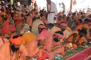 Annadhan during Nasik Kumbhamela 2015