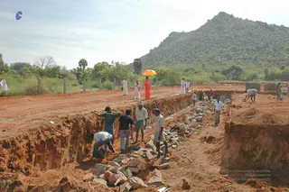 April 2008 - Making Of Kailaasa In Tiruvannamalai