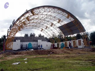 2005 - View-of-Ananda-Sabha-Construction