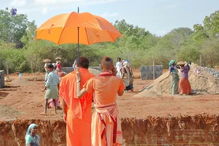April 2008 - Making Of Kailaasa In Tiruvannamalai