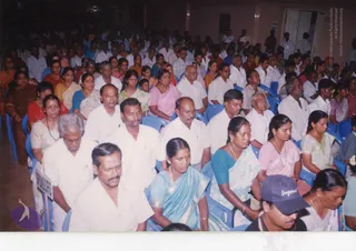 OCtober 6, 7, 8 2004 - 3 Mass Living Enlightenment Initiation conventions at Kancheepuram