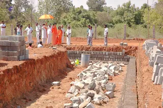 April 2008 - Making Of Kailaasa In Tiruvannamalai