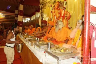 Annadhan during Nasik Kumbhamela 2015