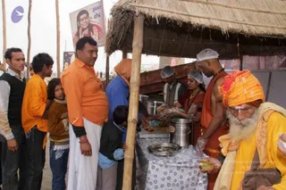 Annadhan during Allahabad Kumbhamela 2013