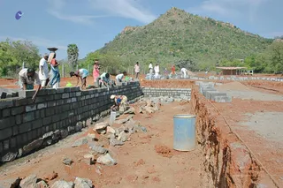 April 2008 - Making Of Kailaasa In Tiruvannamalai