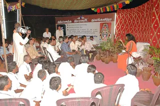 April 2008 - Making Of Kailaasa In Tiruvannamalai