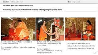 Madurai Aadheenam Persecution