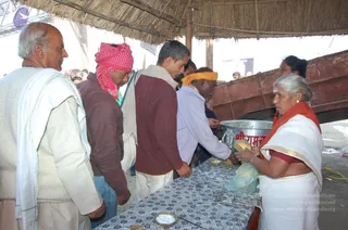 Annadhan during Allahabad Kumbhamela 2013