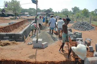 April 2008 - Making Of Kailaasa In Tiruvannamalai