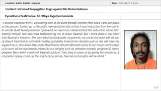 Malaysia Aadheenam Persecution