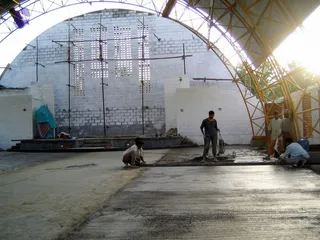 2005 - View-of-Ananda-Sabha-Construction