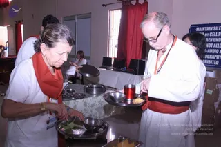 Annadhan during Allahabad Kumbhamela 2013