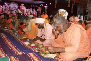 Annadhan during Nasik Kumbhamela 2015