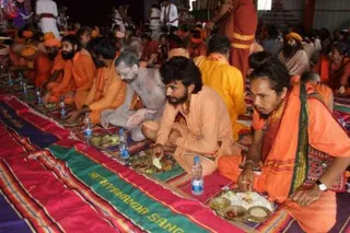 Annadhan during Nasik Kumbhamela 2015