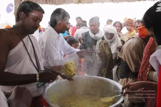 Annadhan during Allahabad Kumbhamela 2013