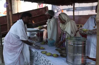 Annadhan during Allahabad Kumbhamela 2013