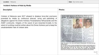 Malaysia Aadheenam Persecution