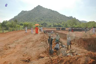 April 2008 - Making Of Kailaasa In Tiruvannamalai