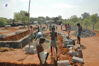 April 2008 - Making Of Kailaasa In Tiruvannamalai