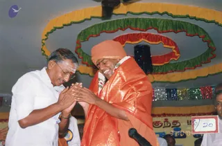 October 03 2004 - Addressing the Sengunthar Community gathering of South India
