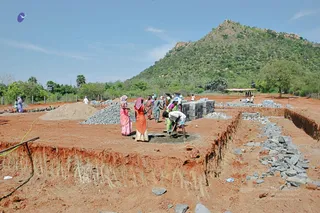 April 2008 - Making Of Kailaasa In Tiruvannamalai