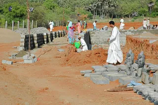 April 2008 - Making Of Kailaasa In Tiruvannamalai