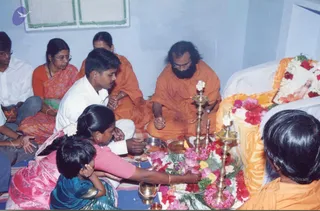 August 22 2004 - Paduka Puja in devotees' homes