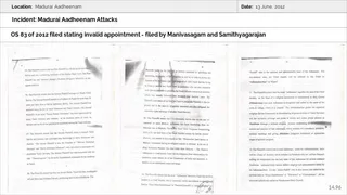 Madurai Aadheenam Persecution