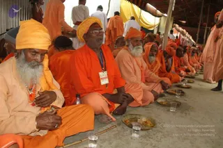 Annadhan during Allahabad Kumbhamela 2013