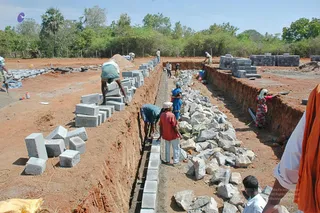 April 2008 - Making Of Kailaasa In Tiruvannamalai