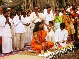 2004 - First Sannyas Deeksha At AdiKailaasa