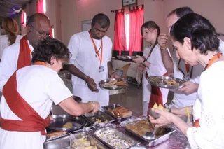 Annadhan during Allahabad Kumbhamela 2013