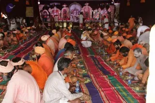 Annadhan during Nasik Kumbhamela 2015