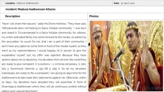 Madurai Aadheenam Persecution