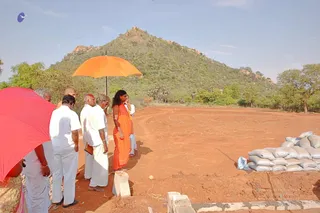 April 2008 - Making Of Kailaasa In Tiruvannamalai
