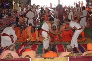 Annadhan during Nasik Kumbhamela 2015
