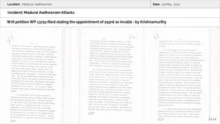 Madurai Aadheenam Persecution
