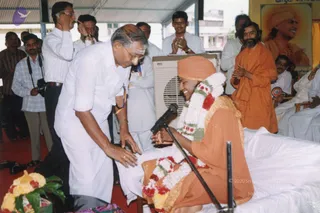 October 03 2004 - Addressing the Sengunthar Community gathering of South India