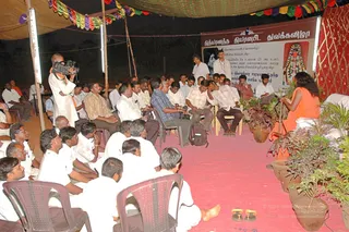 April 2008 - Making Of Kailaasa In Tiruvannamalai