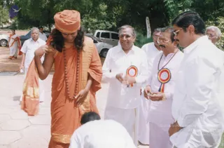 October 03 2004 - Addressing the Sengunthar Community gathering of South India