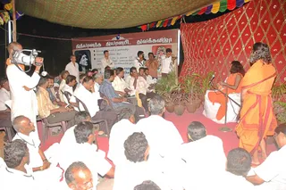 April 2008 - Making Of Kailaasa In Tiruvannamalai