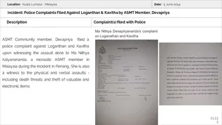 Malaysia Aadheenam Persecution
