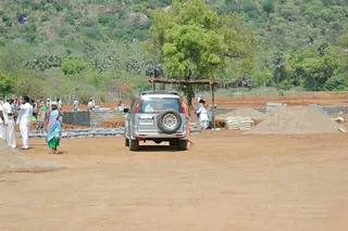 April 2008 - Making Of Kailaasa In Tiruvannamalai