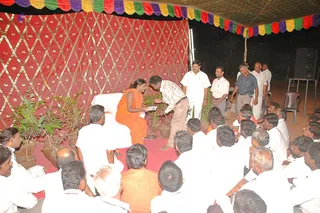 April 2008 - Making Of Kailaasa In Tiruvannamalai