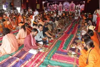 Annadhan during Nasik Kumbhamela 2015