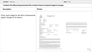 Malaysia Aadheenam Persecution